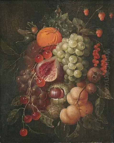 Fruchtestilleben Mit Trauben - view 1