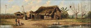 Mexican hut by William Aiken Walker