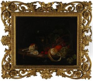 Fruit, Bread And Oysters by Jan Davidsz De Heem