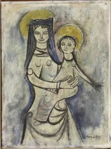 Madonna Met Kind by Hans De Jode