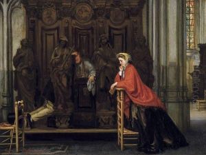 La Confession by Gustave Leonhard de Jonghe