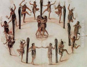 Indians Dancing by John White