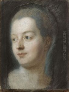 Marquise De Pompadour by Maurice Quentin de La Tour