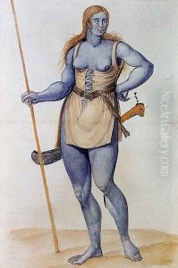 Ancient British Woman by John White