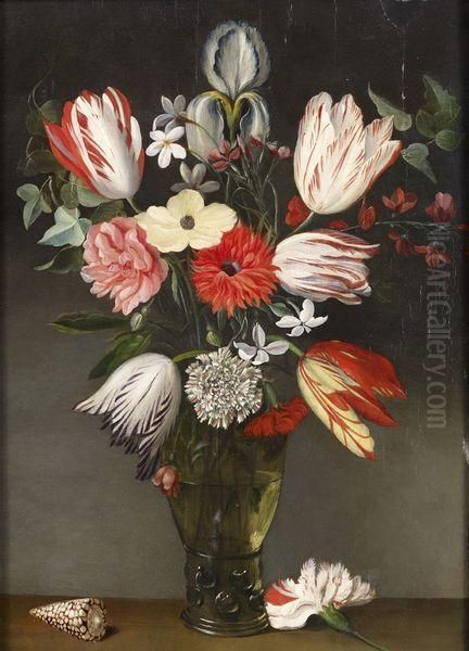Bouquet De Fleurs Dans Un Vase - view 1