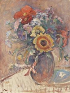 Blumenstillleben by Louis De Meuron