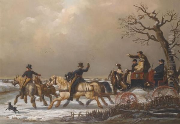 A Winter Carriage Ride - view 1