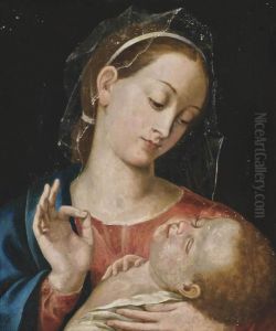 The Madonna And Child by Luis de Morales