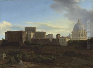 A View Of The Vatican, Rome by Isaac de Moucheron