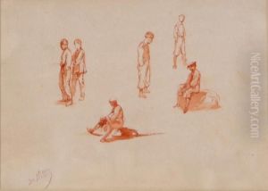 Studi Di Figure by Giuseppe de Nittis