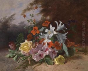 Bouquet Of Flowers With Roses