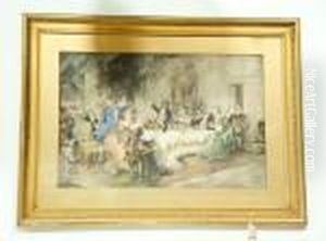 Interior Scene by Vicente Garcia de Paredes