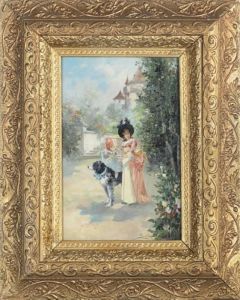Playtime In The Mansion Garden