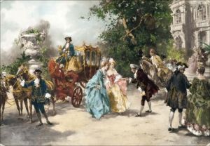 The Greeting by Vicente Garcia de Paredes