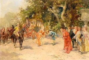 The Greeting by Vicente Garcia de Paredes