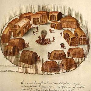 Indian Village of Pomeiooc by John White