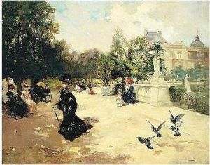 Los Jardines De Los Tuilleries (the Tuilleries Gardens) by Vicente Garcia de Paredes