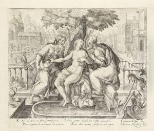 Suzanne Et Les Vieillards by Crispijn I De Passe
