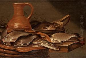 Still Life With Fishes by Pieter de Putter