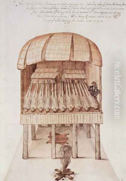 Indian Charnel House - view 1