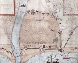 Fortified Encampment, Puerto Rico by John White