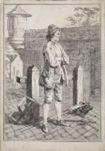 Scieur De Bois by Augustin de Saint-Aubin