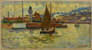 L'entree Du Port De Honfleur