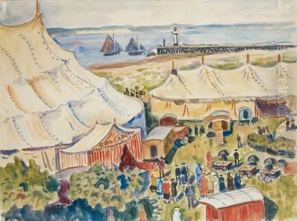 Le Cirque Dans L'estuaire A Honfleur - view 1