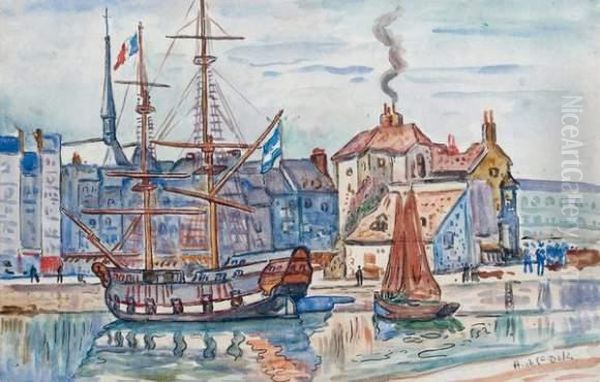 Galion Dans Le Port De Honfleur - view 1