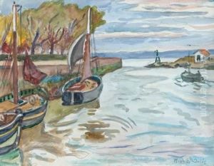 L'entree Du Port A Honfleur