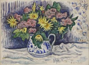 Pichets De Fleurs by Henri Lienard De Saint-Delis