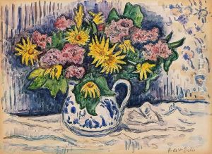 Pichet De Fleurs by Henri Lienard De Saint-Delis