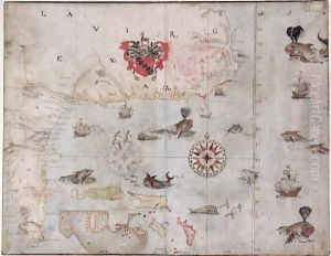 Map of Eastern North America: Florida to Chesapeake Bay