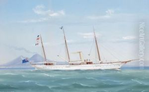 The Royal Thames Yacht Club's Steam Yacht by Antonio de Simone