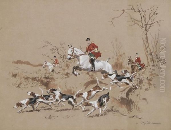 Hunting Party Giving Chase - view 1