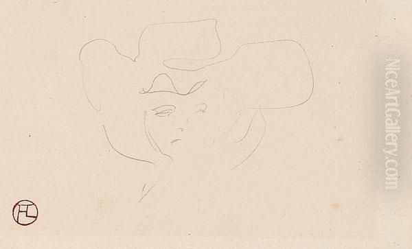 Proces Lebaudy - Tete De Mademoiselle Marsy - view 1