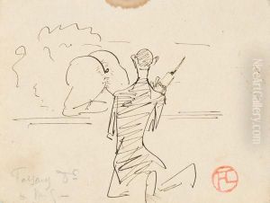 Clystere - Das Klistier by Henri De Toulouse-Lautrec