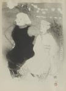 "au Moulin-rouge: L'union Franco-russe" by Henri De Toulouse-Lautrec