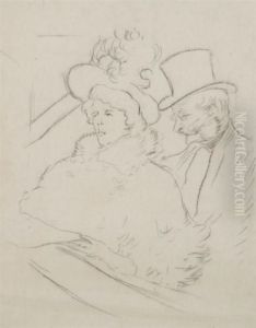 Au Concert by Henri De Toulouse-Lautrec