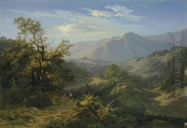 A Mountain Pass - view 1