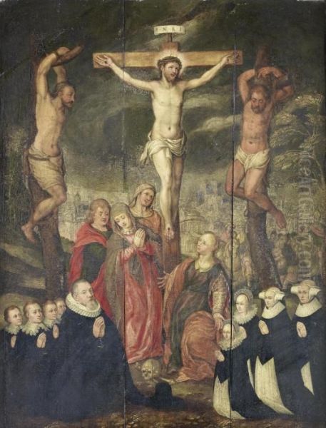 The Crucifixion With Donors - view 1