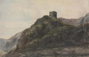 Dolbadarn Castle, North Wales by Peter de Wint