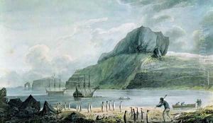 A view of Christmas Harbour in Kerguelens Land, 1781-4