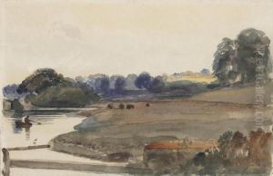 View From The Lion Bridge At Burghley