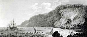 A View of Karakakooa, in Owyhee, engraved by W. Byrne by John Webber