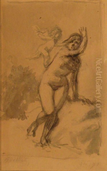 Femme Et Angelot - view 1