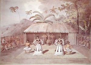 Dance on Tahiti, 1777 by John Webber