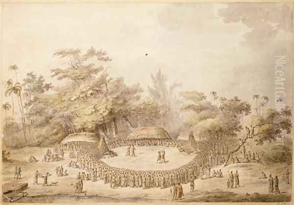 Captain Cook at Hapaee, 1777 - view 1