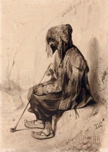 Turc Assis by Alexandre Gabriel Decamps