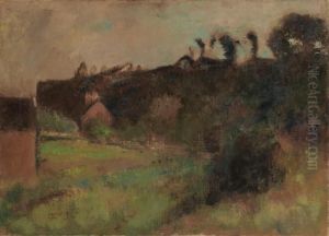 Maisons Au Pied D'une Falaise